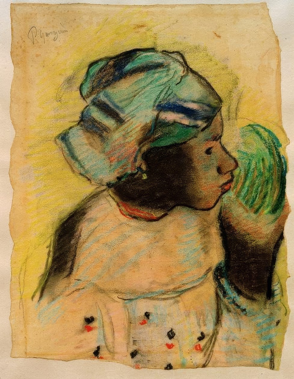 Chef for en kvinde, Martinique af Paul Gauguin