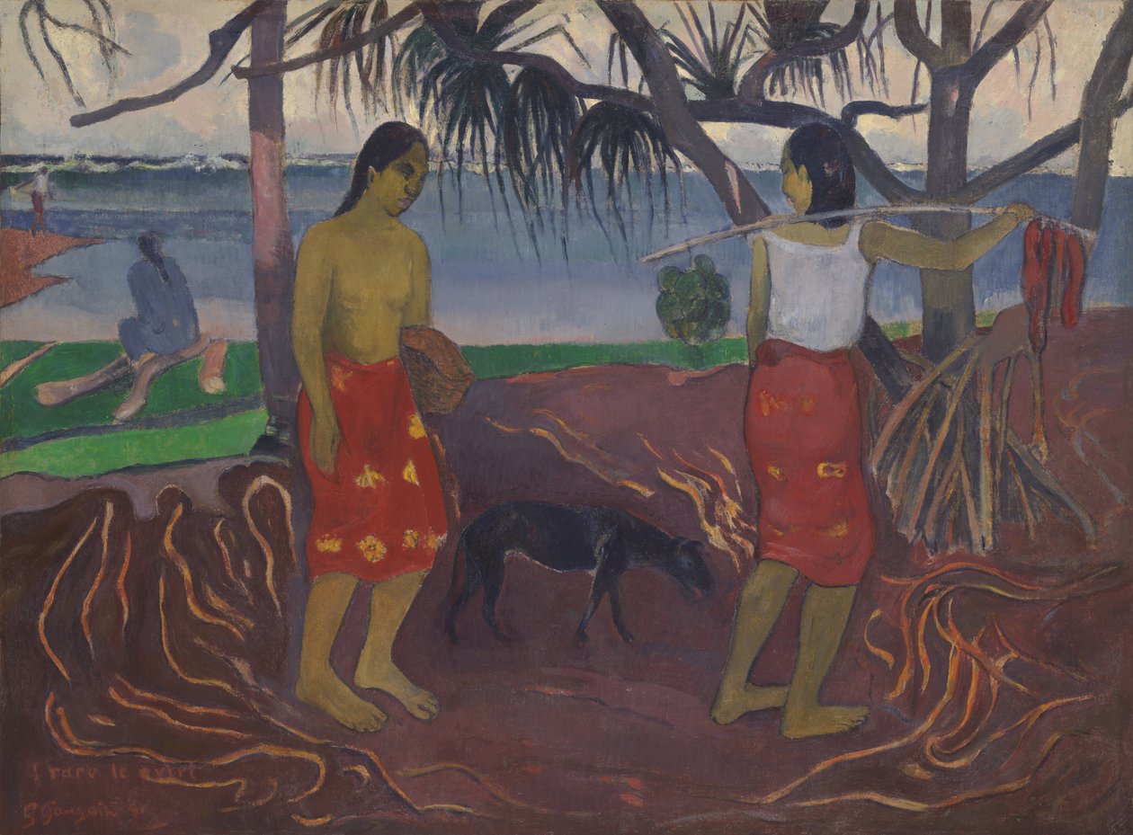 Under Pandanus af Paul Gauguin