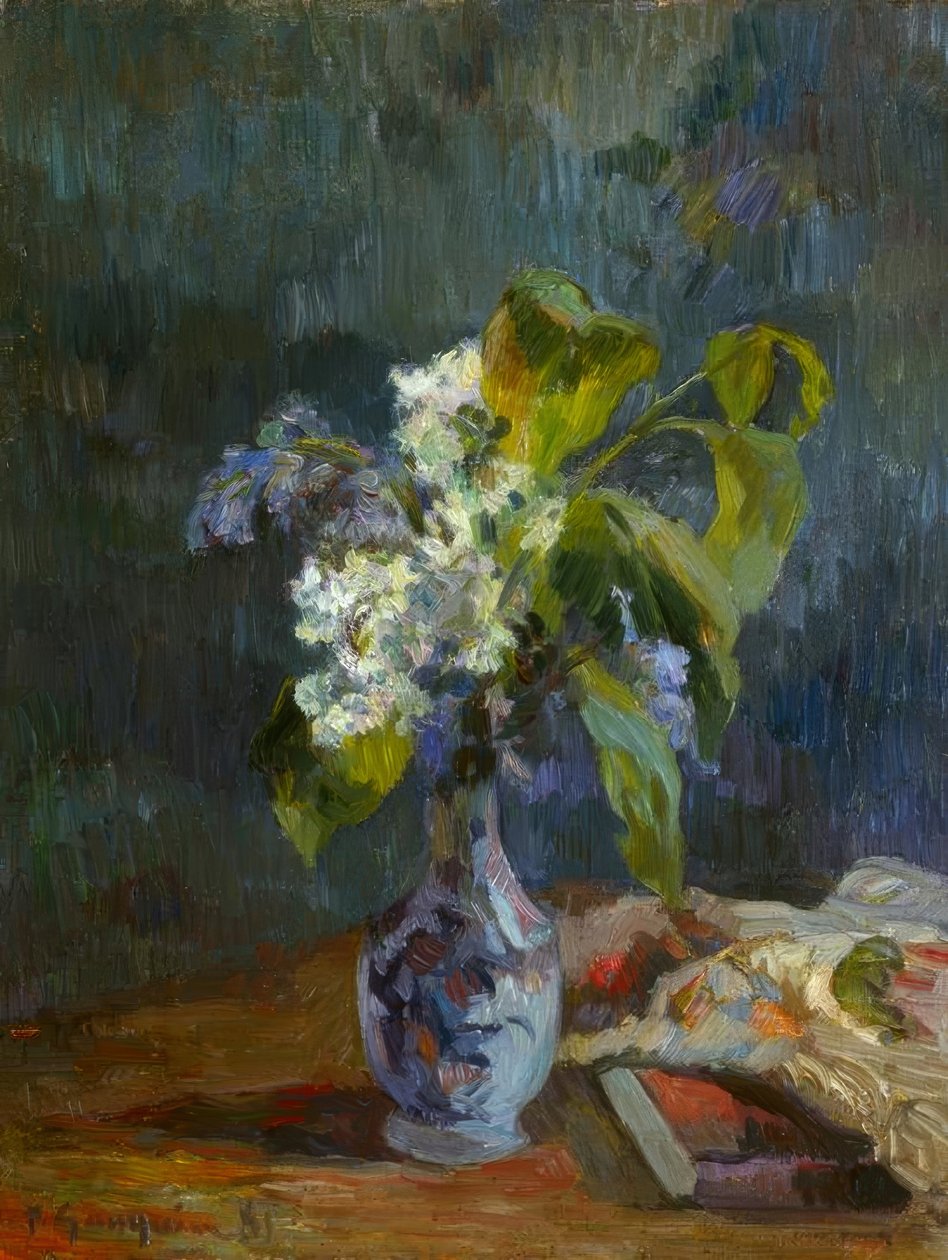 Vase med blomster af Paul Gauguin