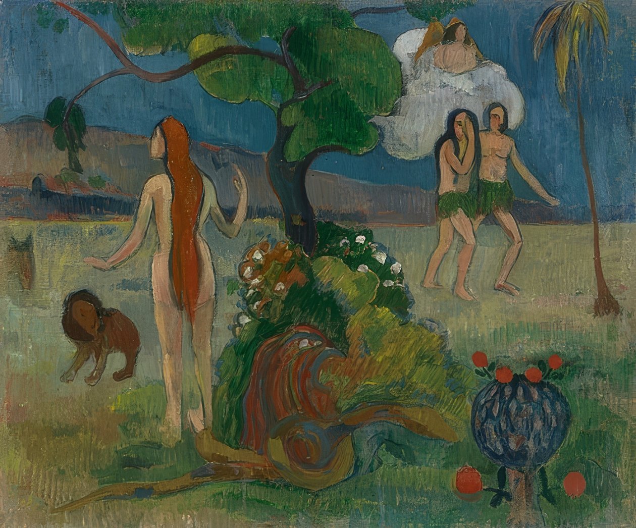 Det tabte paradis (?). Omkring 1890 af Paul Gauguin