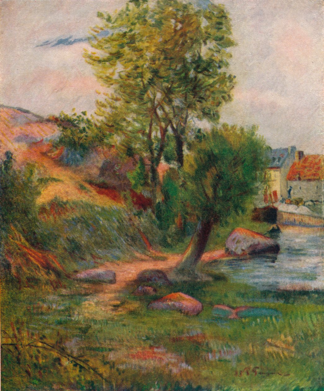 Pil ved Aven, 1888, 1938 af Paul Gauguin