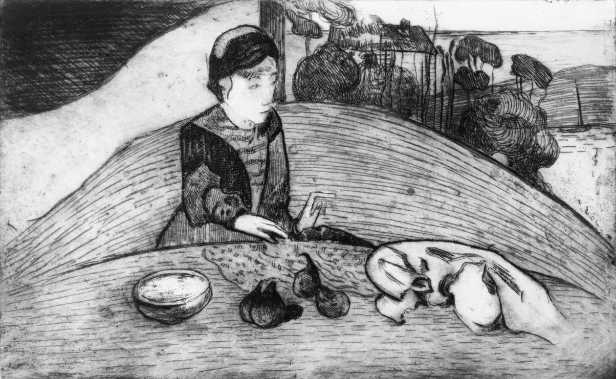 Kvinde med figner, 1894., 1894. af Paul Gauguin