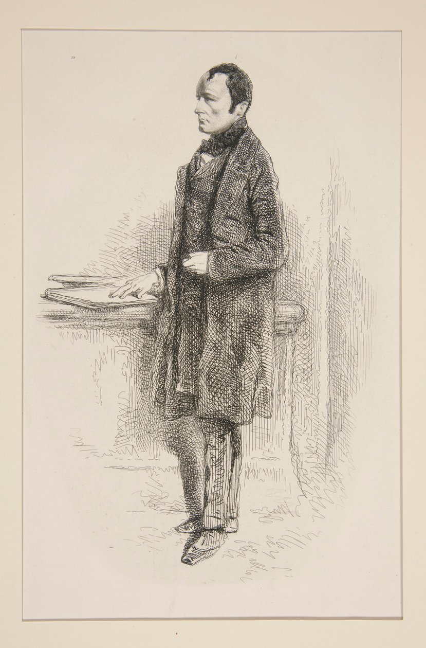 (PAUL DELAROCHE.) af Paul Gavarni