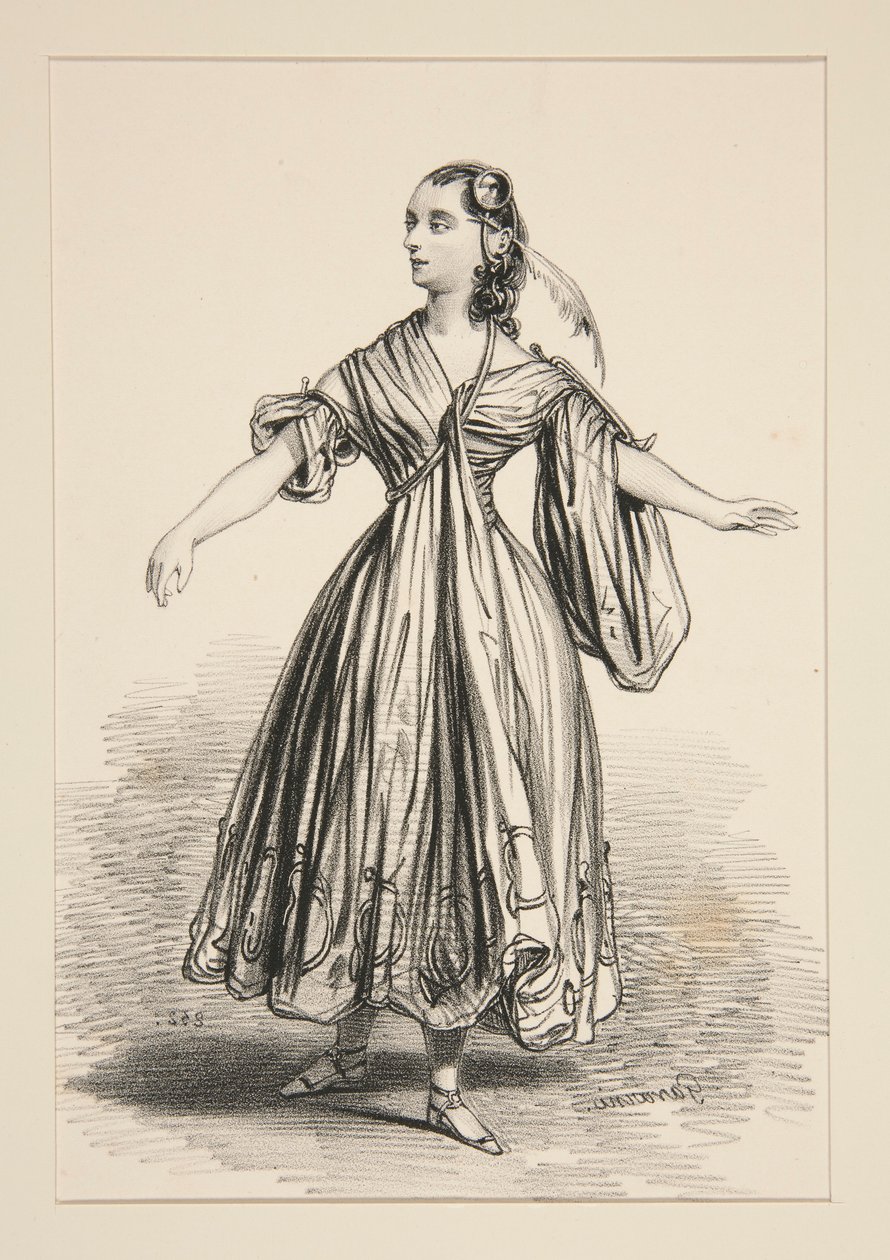 KOSTUME AF MADEMOISELLE DEJAZET. Rolle af L af Paul Gavarni