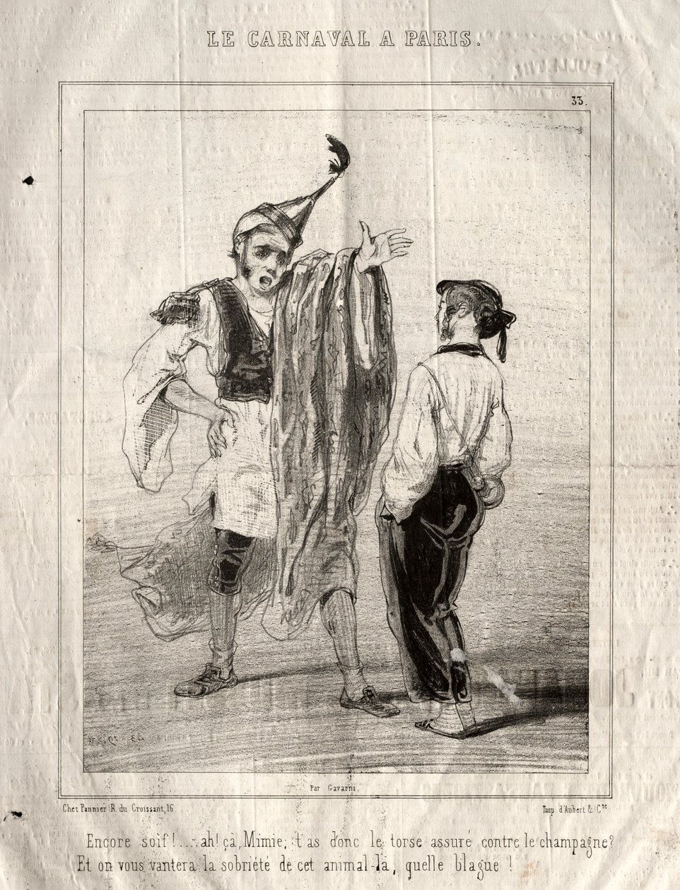 Karneval, 1841-1843. af Paul Gavarni