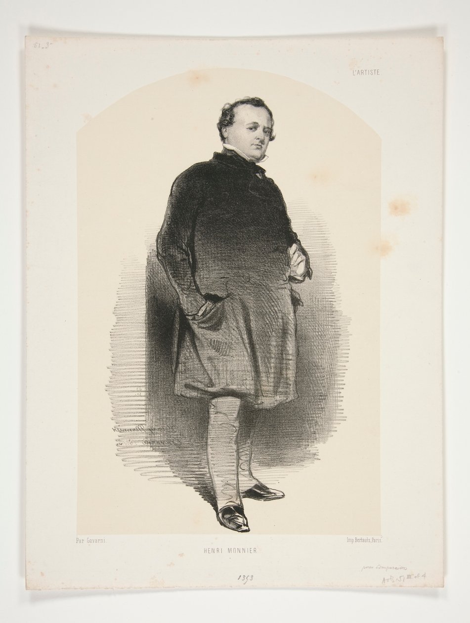 Henry Monnier af Paul Gavarni