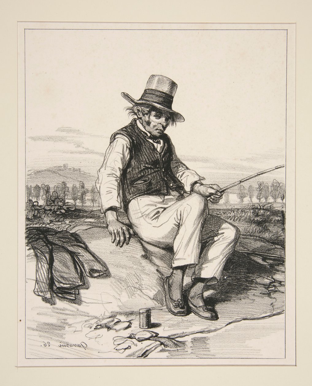 JEROME SAUVAGE, (kendt som Fader Belenfant). af Paul Gavarni