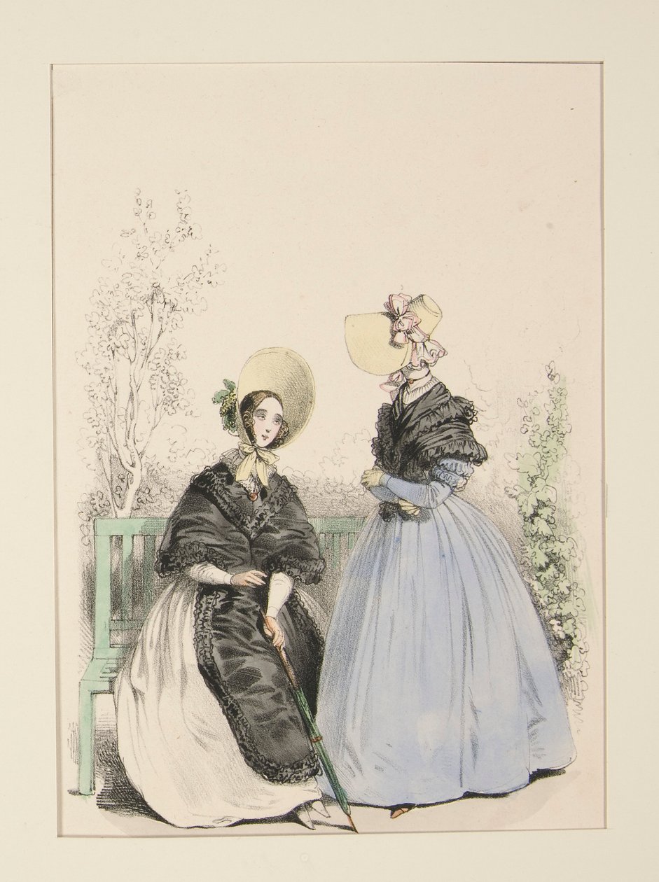 JULI 1837. Stråhatte. af Paul Gavarni