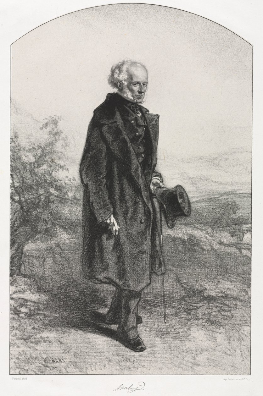 Jean-Baptiste Isabey af Paul Gavarni