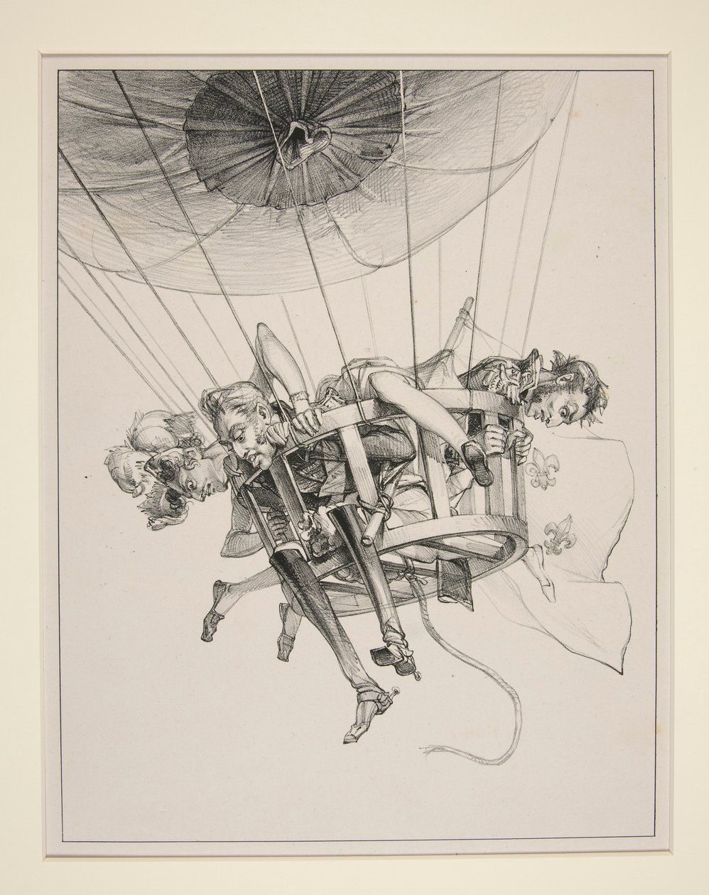 Den tabte ballon af Paul Gavarni