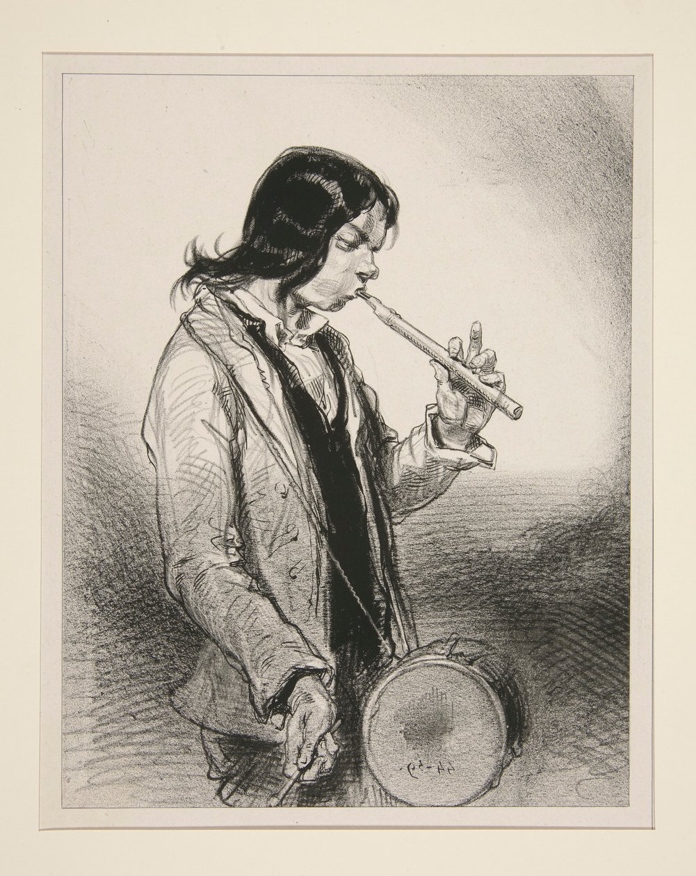 Le Galoubet. af Paul Gavarni