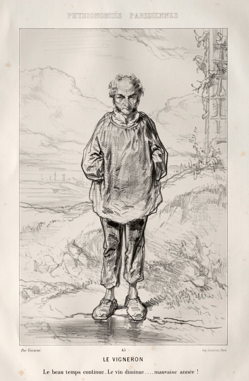 Vinmageren. af Paul Gavarni