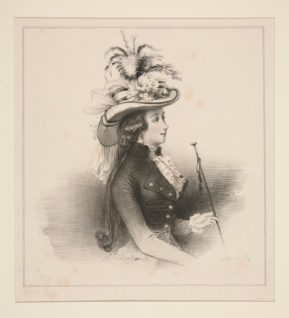 PARIS MODES I 1787 af Paul Gavarni