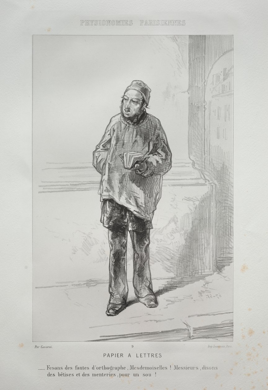 Papirvarer af Paul Gavarni