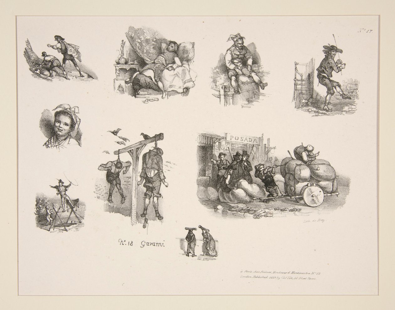 Små figurer XVII. af Paul Gavarni