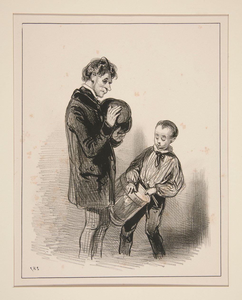 Hvor er du dum, Toinon af Paul Gavarni
