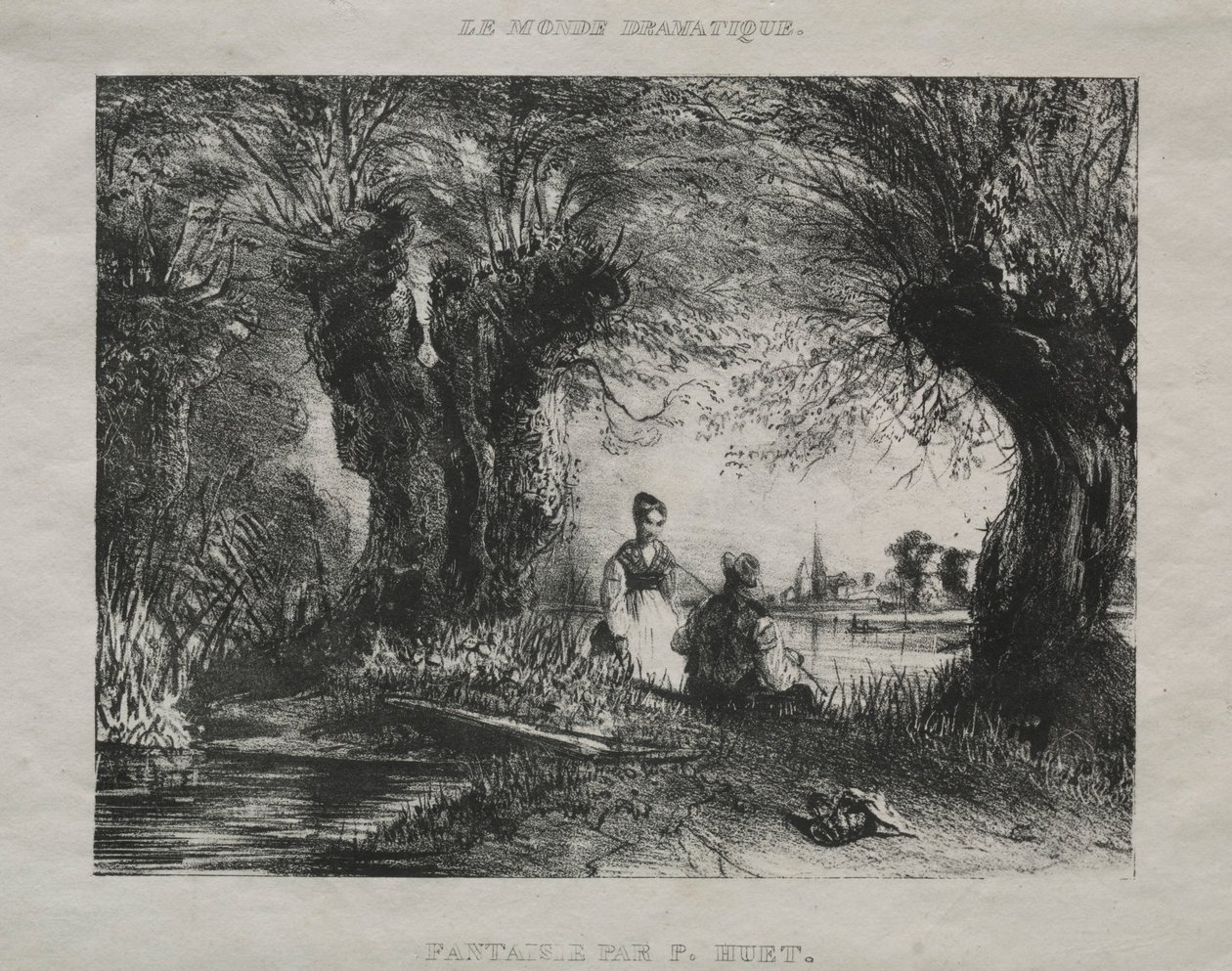 Fantasy, 1836. af Paul Huet