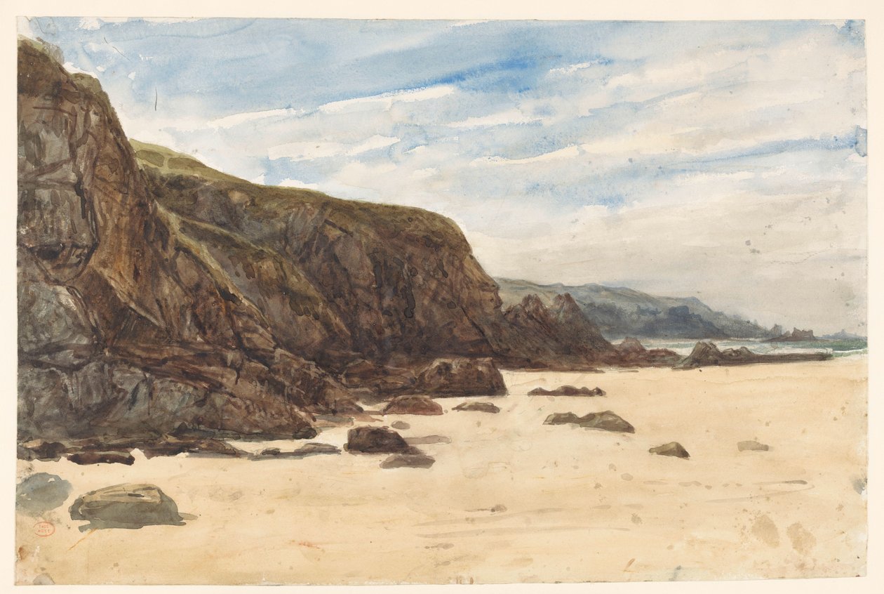 The Black Rocks, fra Villers af Paul Huet