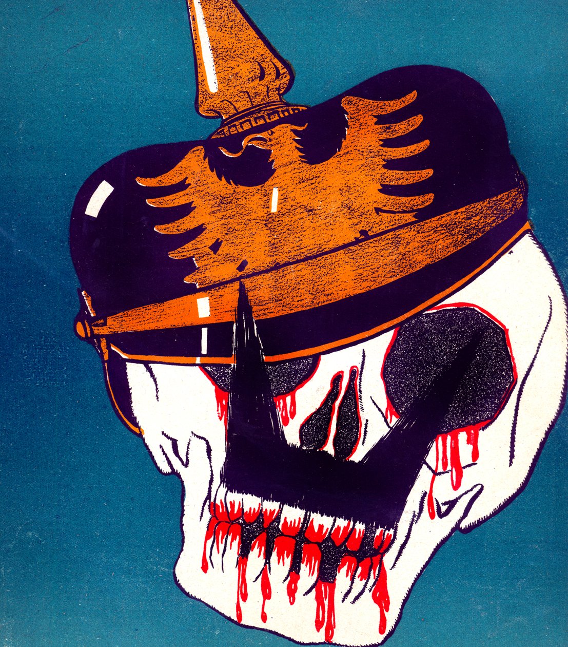Karikatur af Kaiser Wilhelm, 13. april, 1916 af Paul Iribe