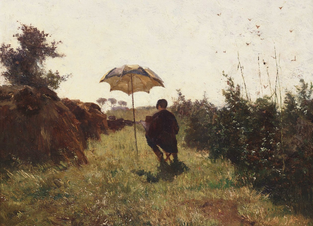 En plein air, 1870. af Paul Joseph Constantin Gabriel