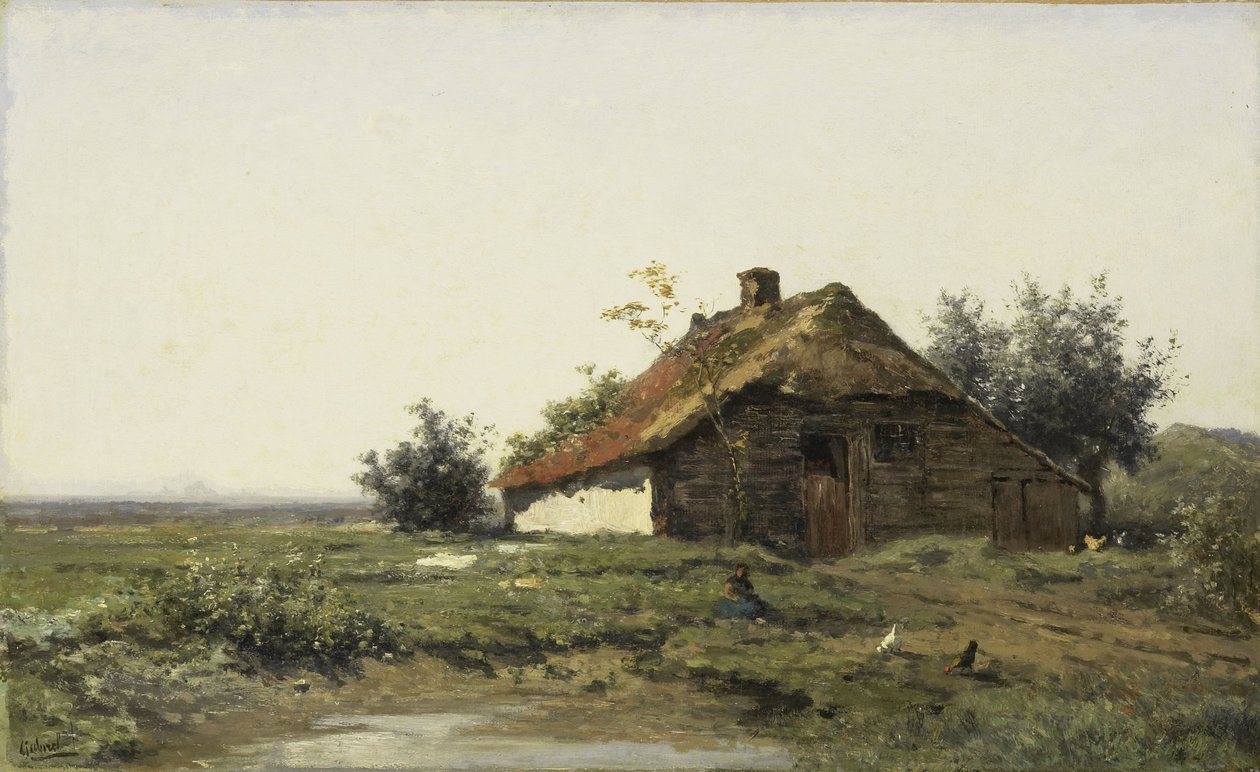 Gård på de åbne marker af Paul Joseph Constantin Gabriel