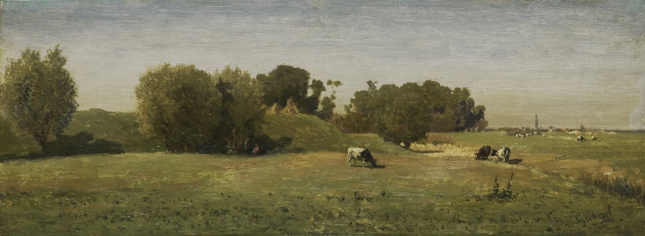 Landskab nær Abcoude af Paul Joseph Constantin Gabriel