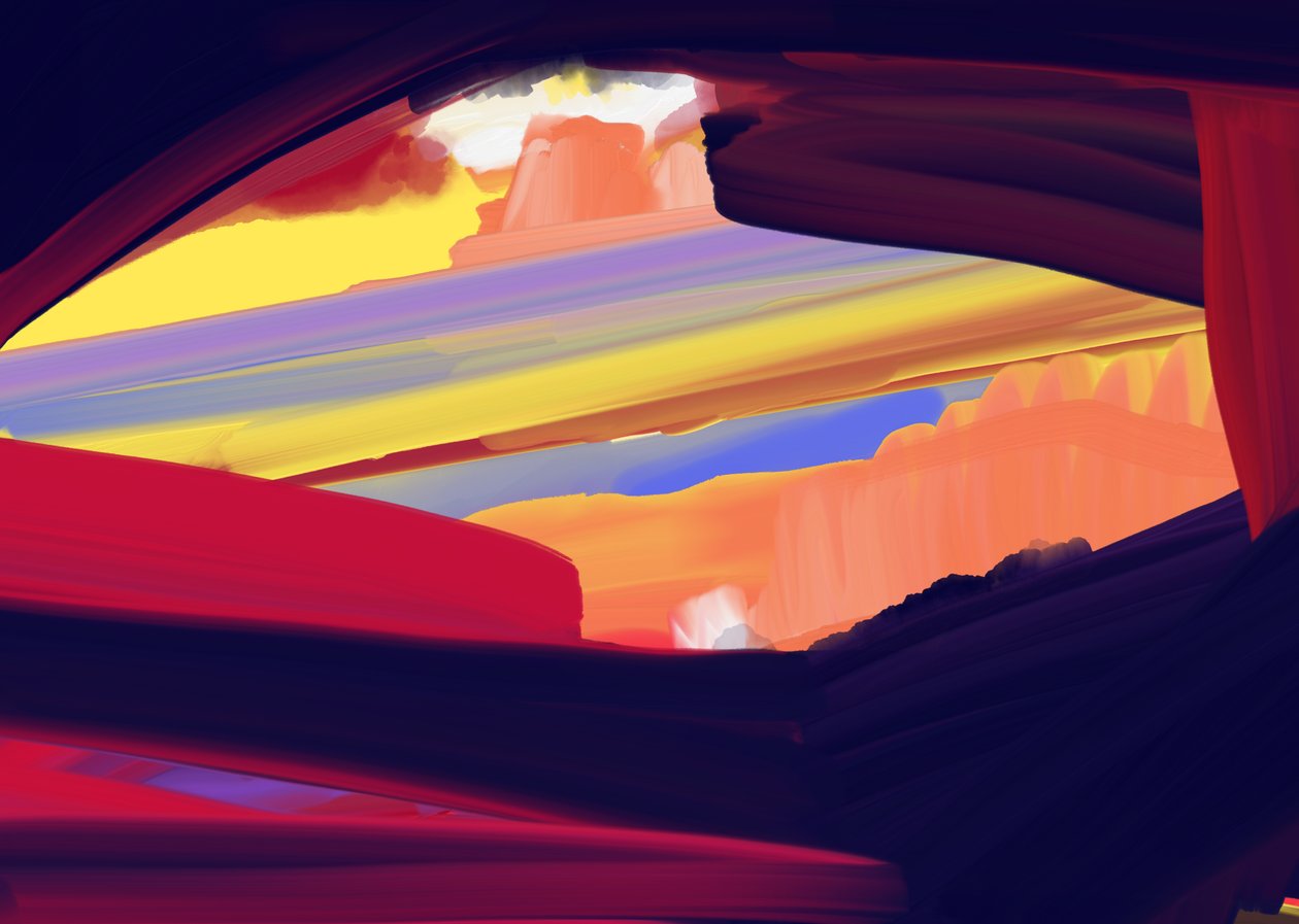 Baiame, 2022 (digital kunst) af Paul Kempton