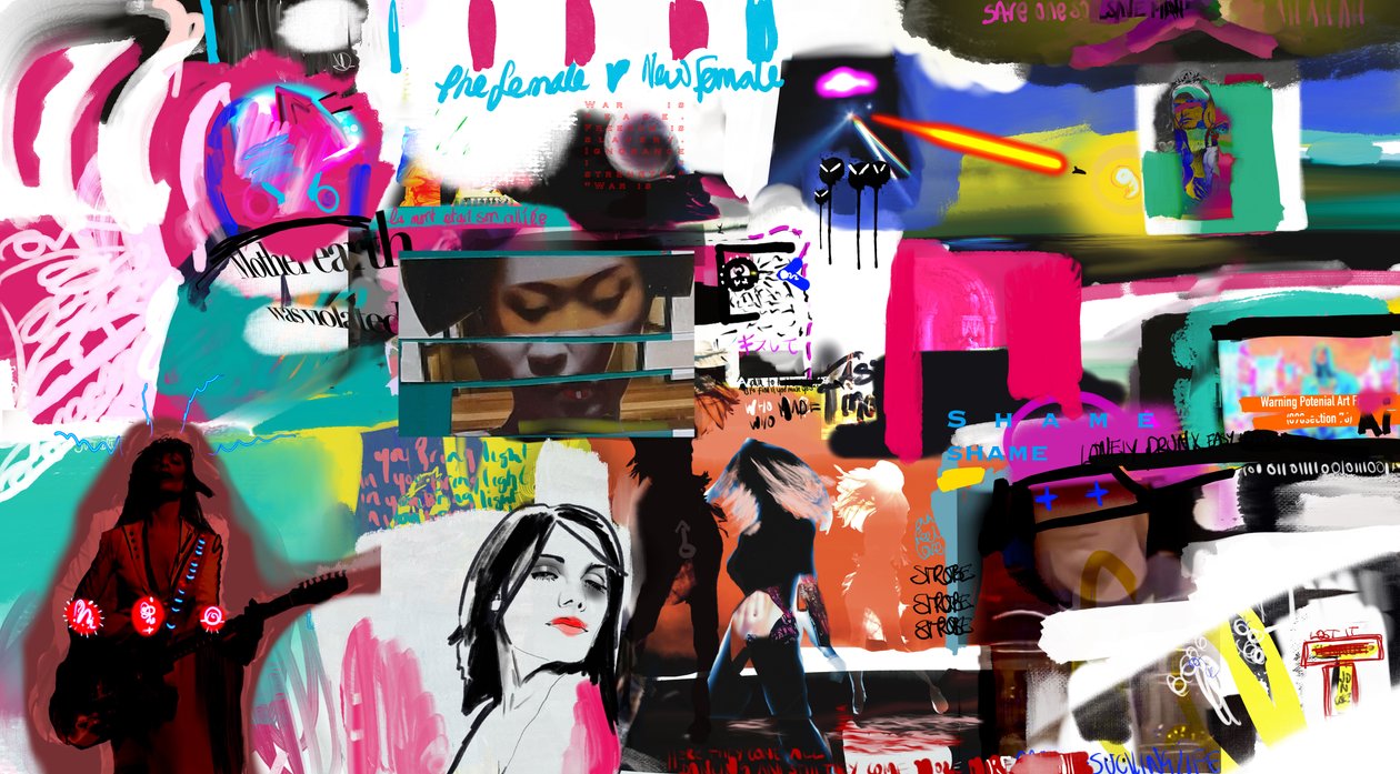 Kære menneskehed, 2023 (digital kunst) af Paul Kempton