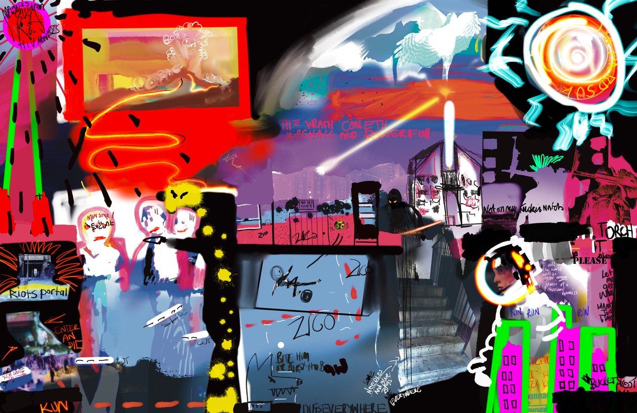 EscapeEstate, 2023 (digital kunst) af Paul Kempton