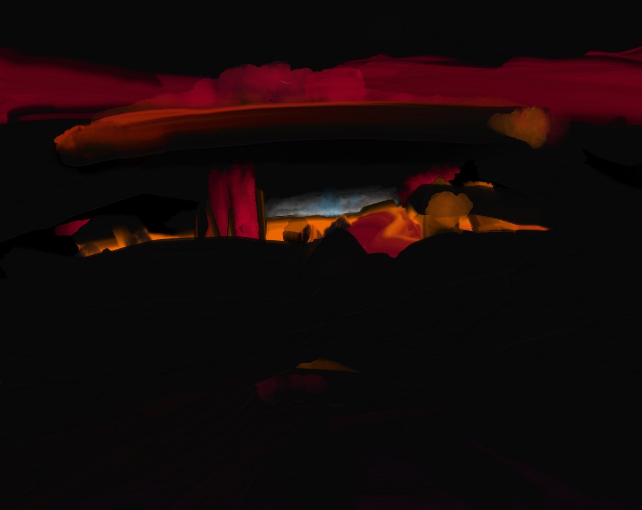 Tuatha de Danann, 2023 (digital kunst) af Paul Kempton