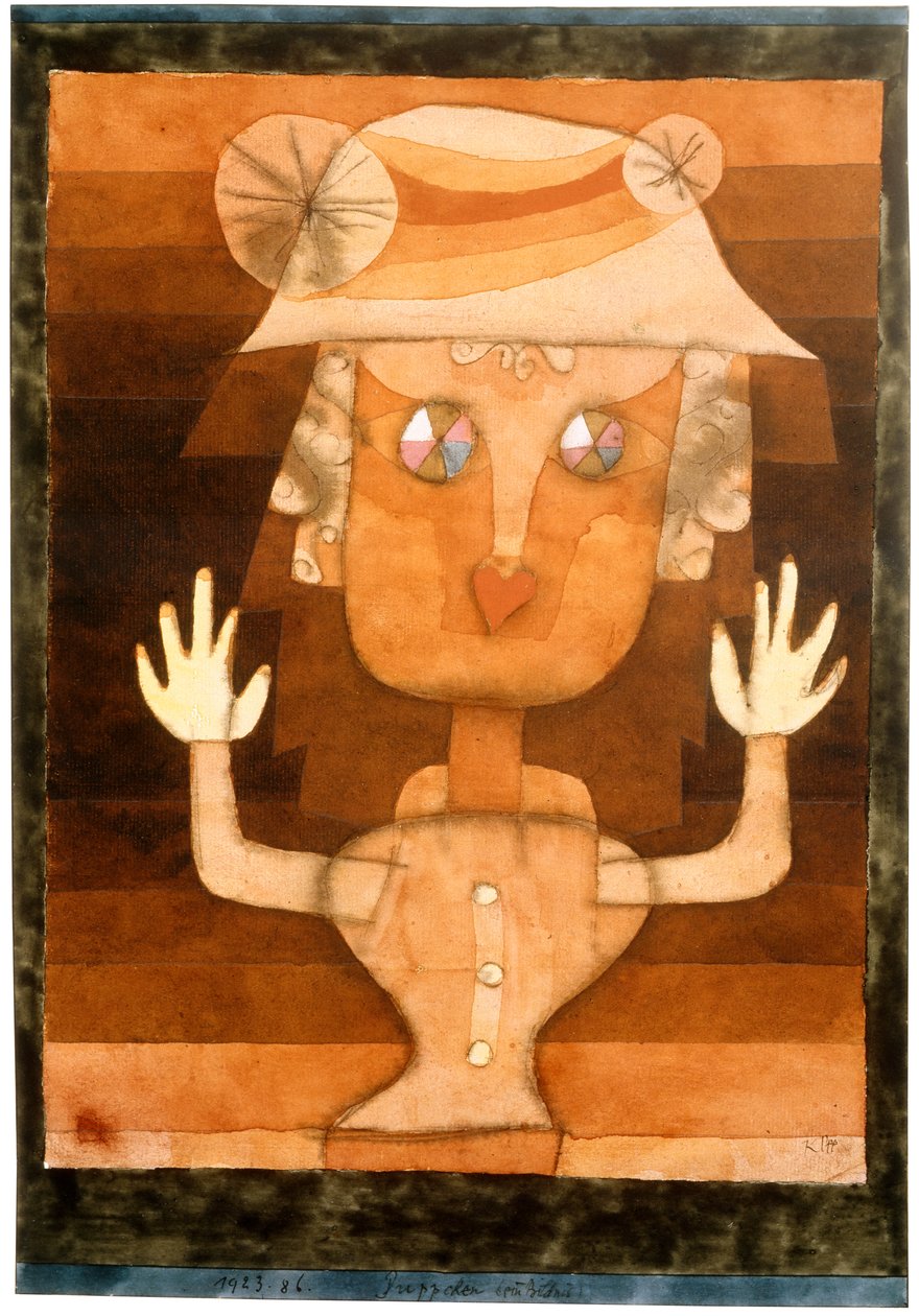 En dukke, 1923. af Paul Klee