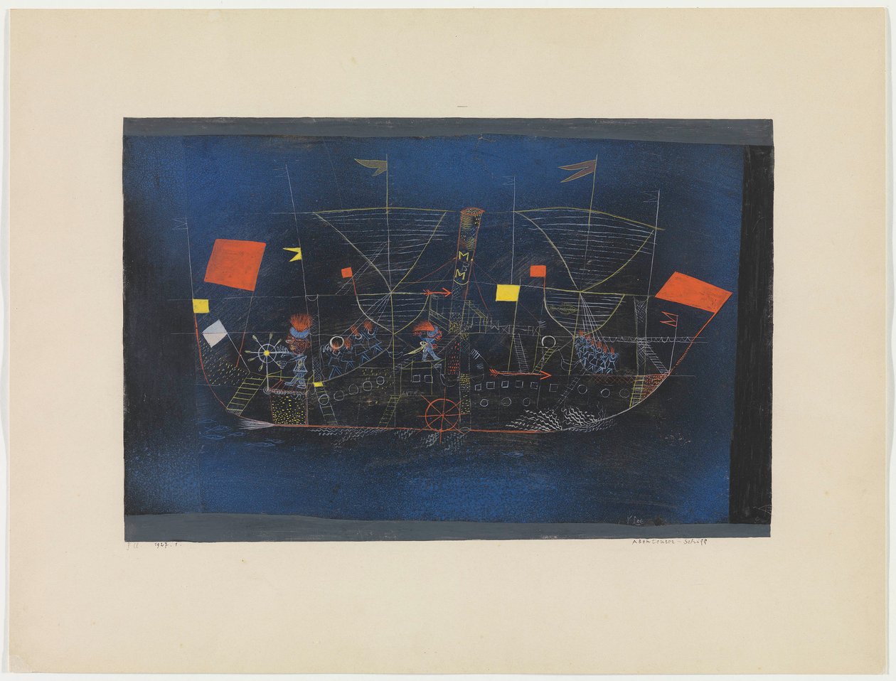 Eventyrskib Eventyrskibet, 1927. af Paul Klee