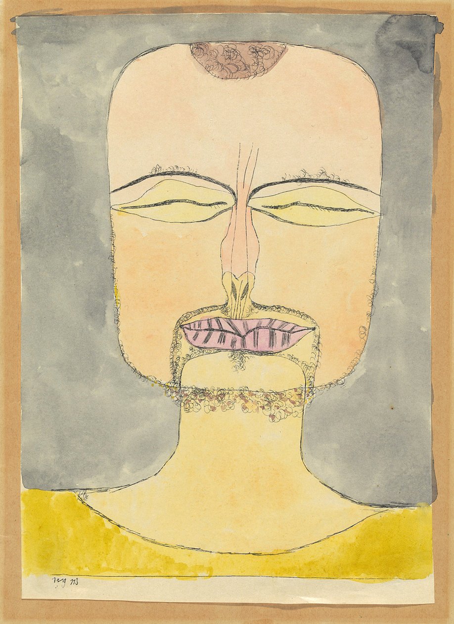 Efter tegningen 1975 Absorption, 1919. af Paul Klee