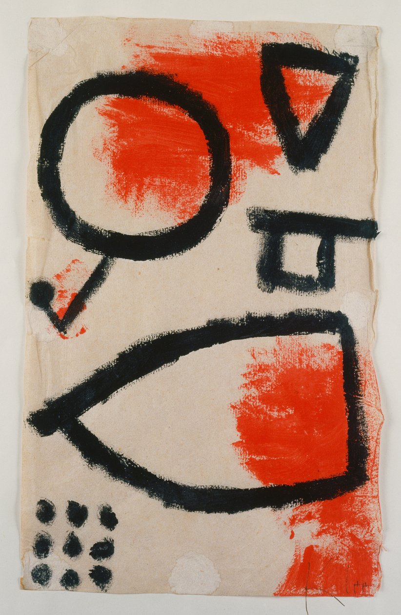 Alea Jacta (Terningen er kastet) af Paul Klee