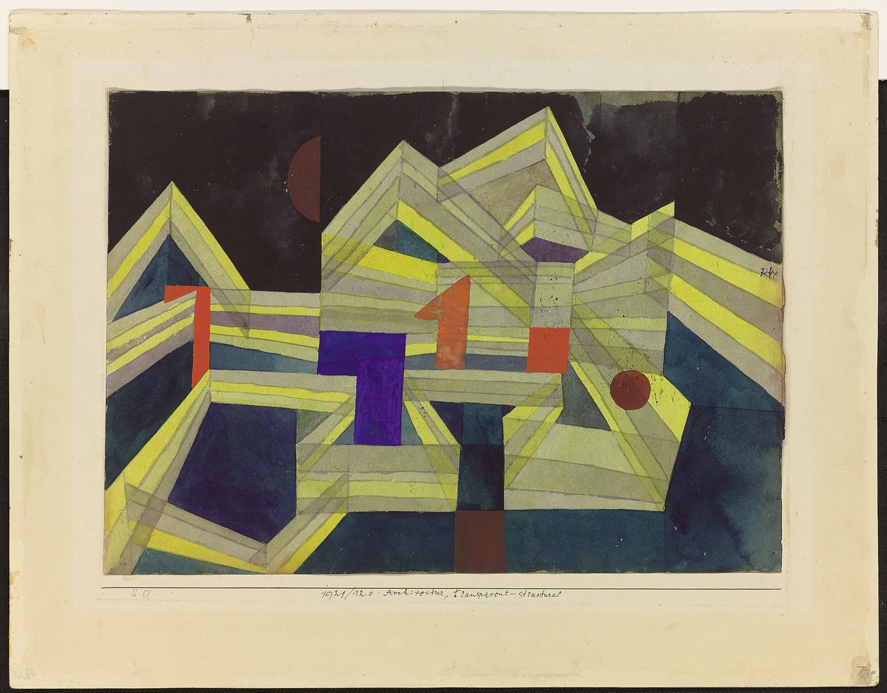 Arkitektur, Transparent-Strukturel af Paul Klee