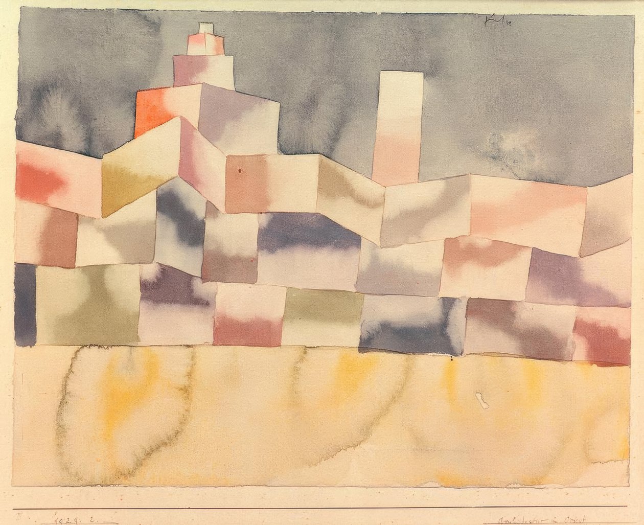 Arkitektur i Orienten af Paul Klee