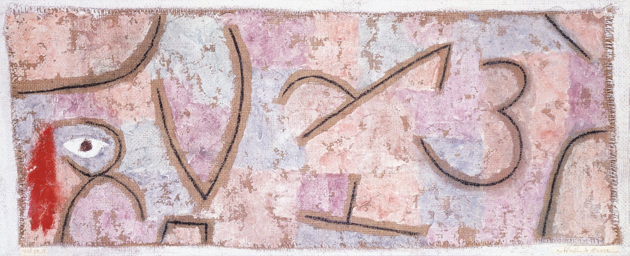 Slående hår af Paul Klee