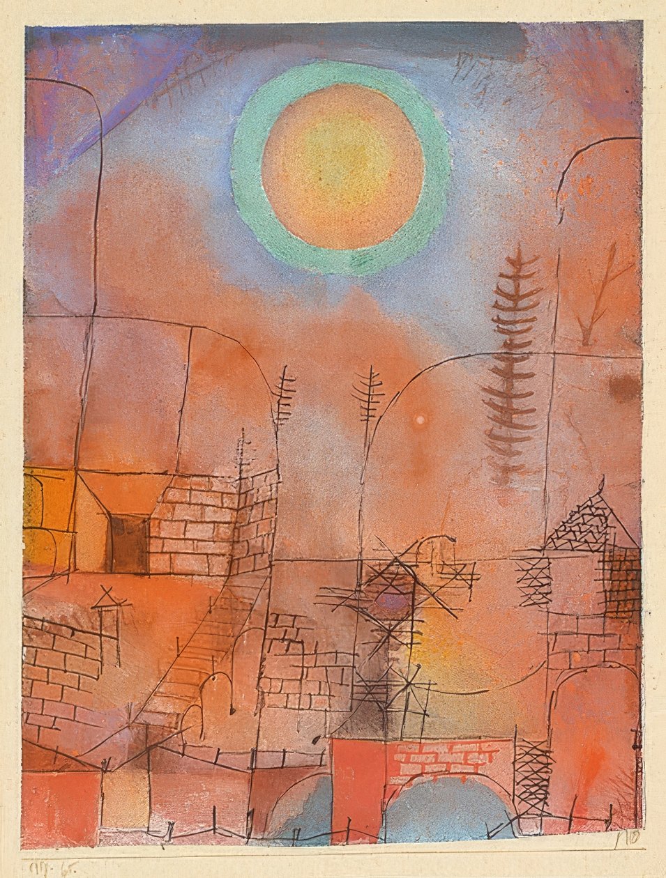 Bygning. 1919 af Paul Klee