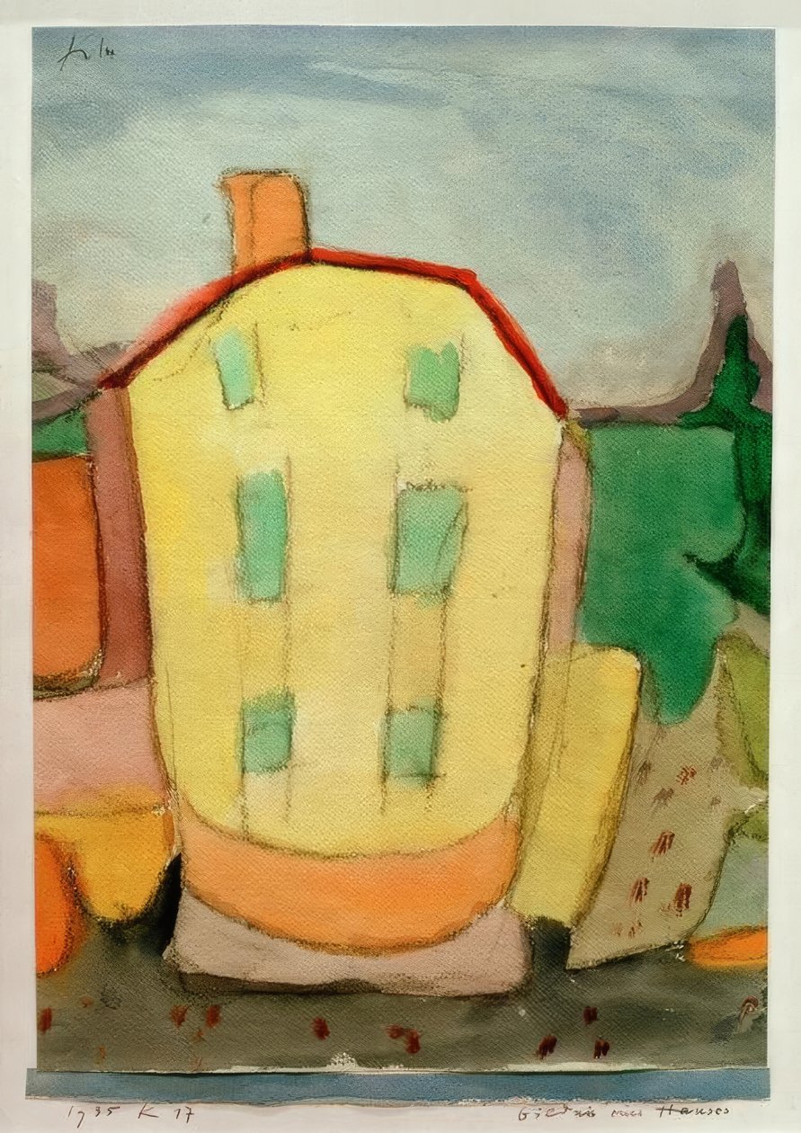 Portræt af et hus af Paul Klee