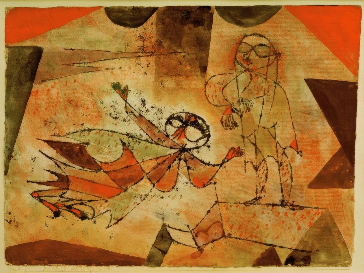 Budskab om luftånden af Paul Klee
