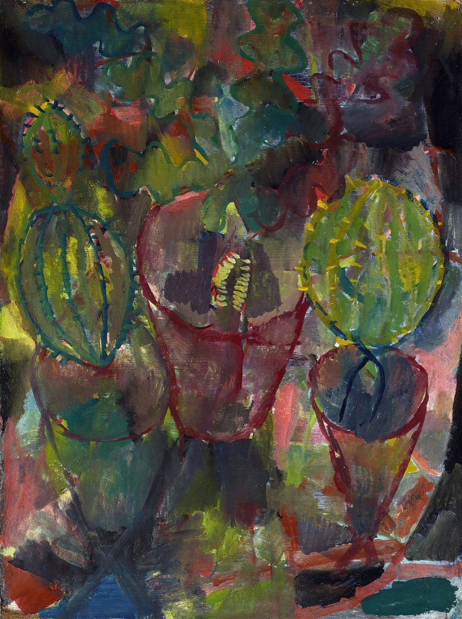 Kaktusser, 1912. af Paul Klee
