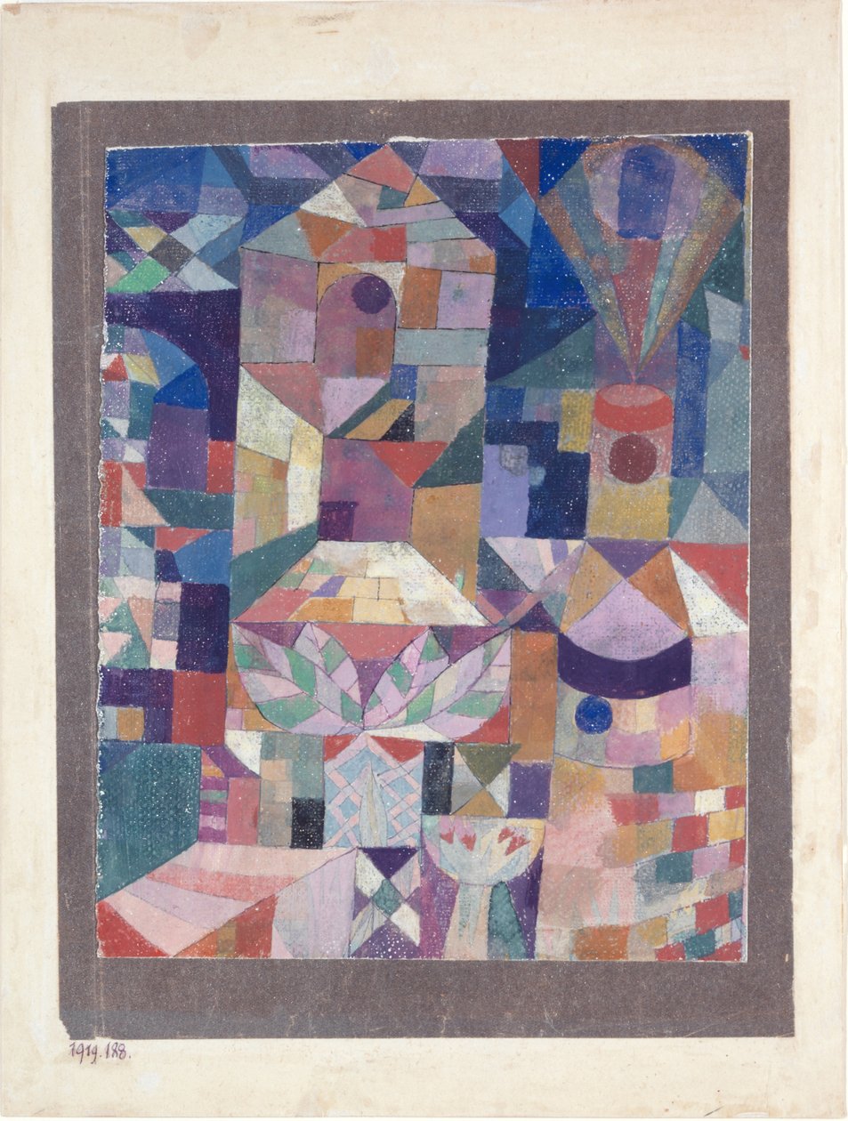 Slotshave, 1919. af Paul Klee
