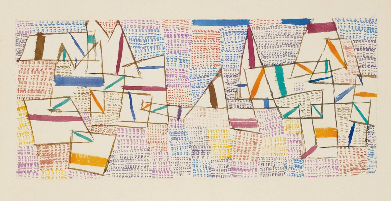 Kysten af ​​Provence 7, 1927. af Paul Klee