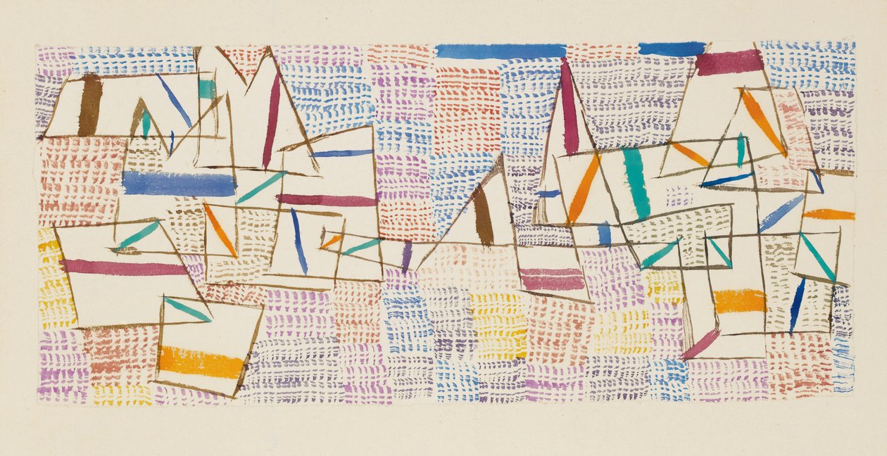 Kyster af Provence 7, 1927. af Paul Klee