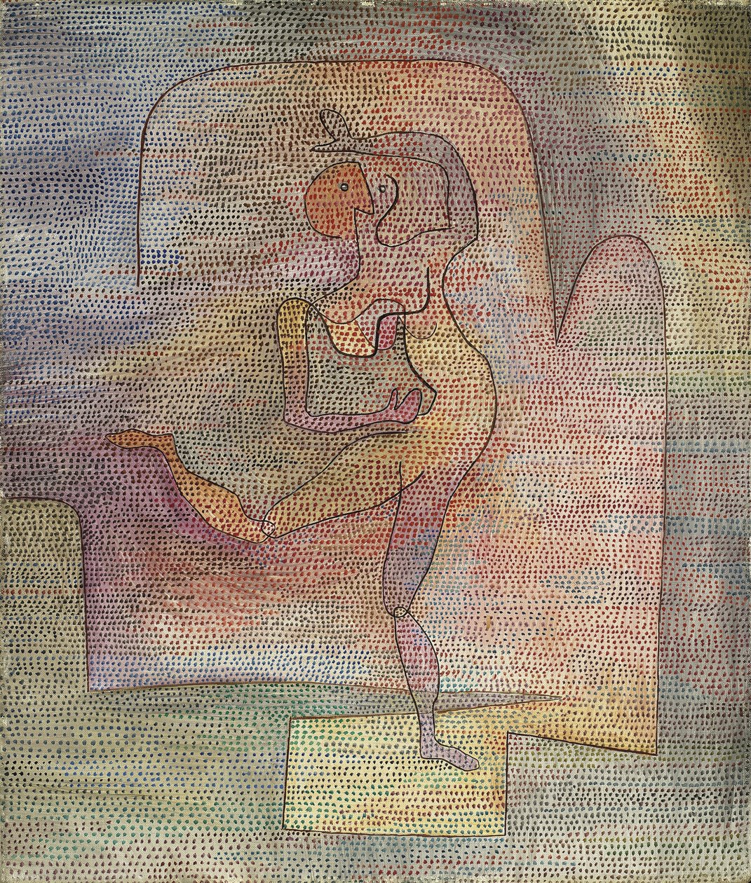 Danser, 1932 af Paul Klee