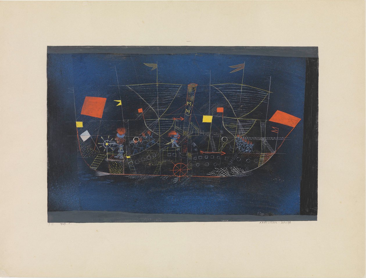 Eventyrskibet, 1927. af Paul Klee