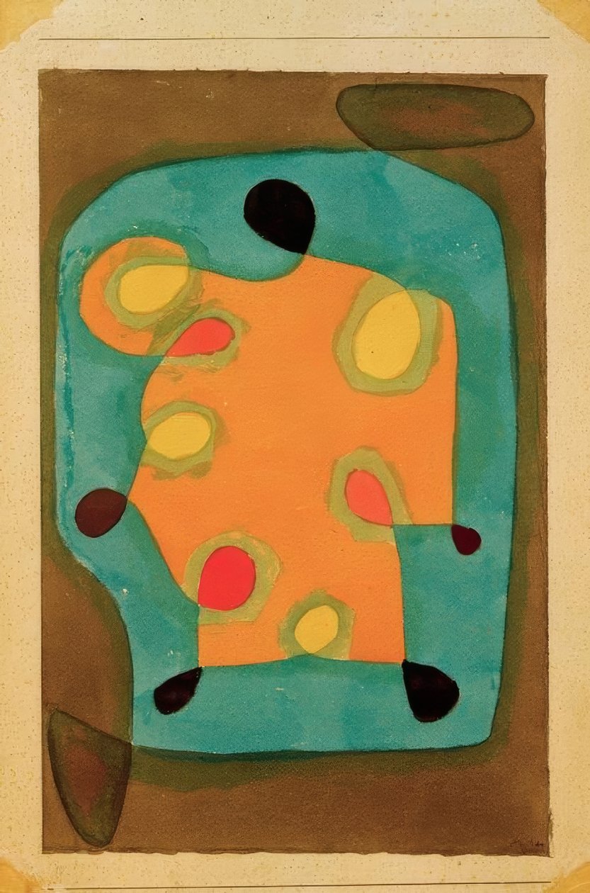 Design til en frakke af Paul Klee