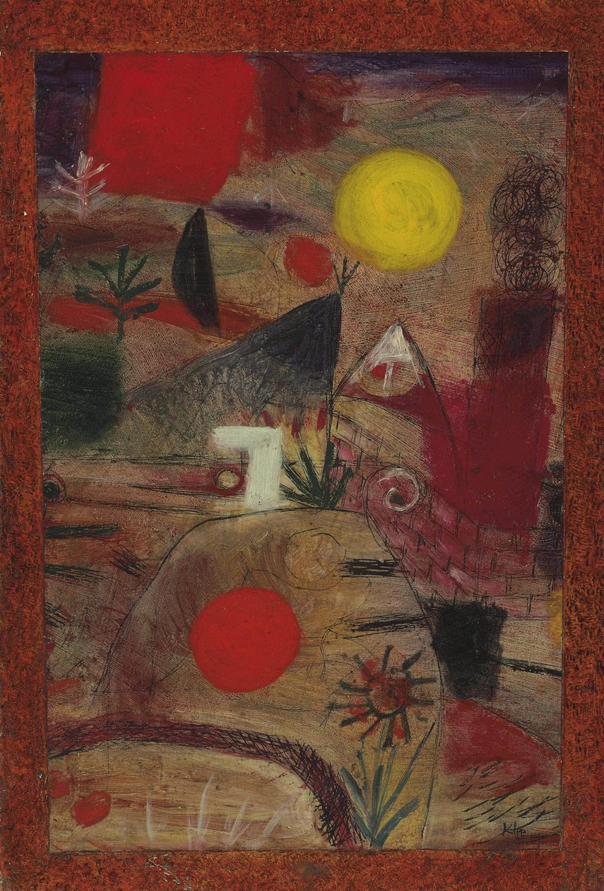 Fejring og undergang, 1920. af Paul Klee