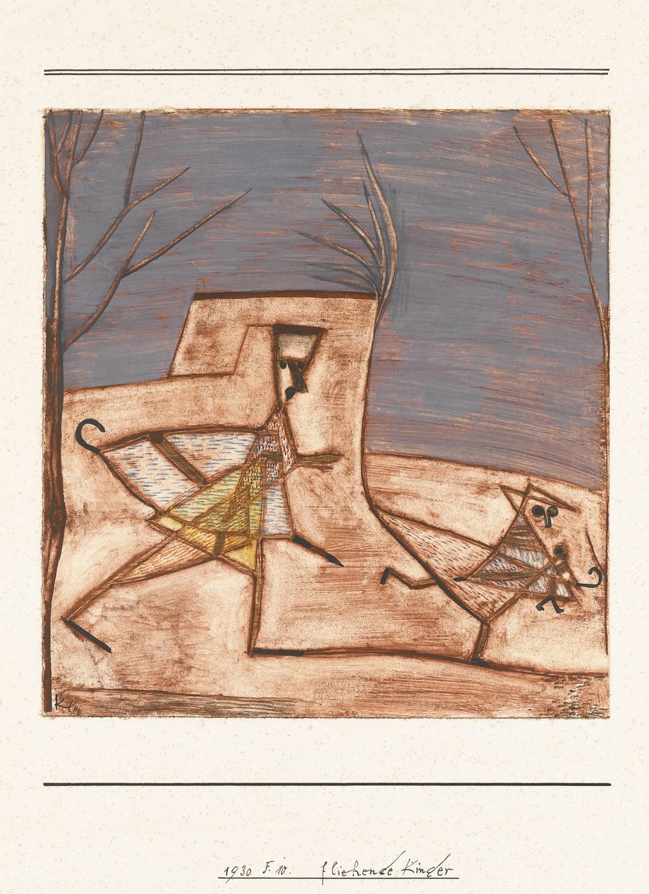 Børn på flugt Børn på flugt, 1930 af Paul Klee