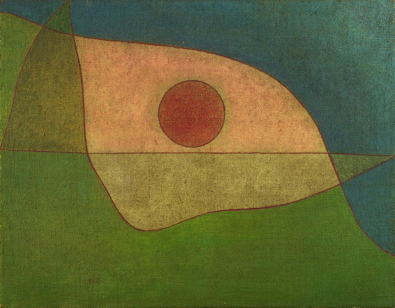 Tavshedens blik Gaze of Silence, 1932. af Paul Klee